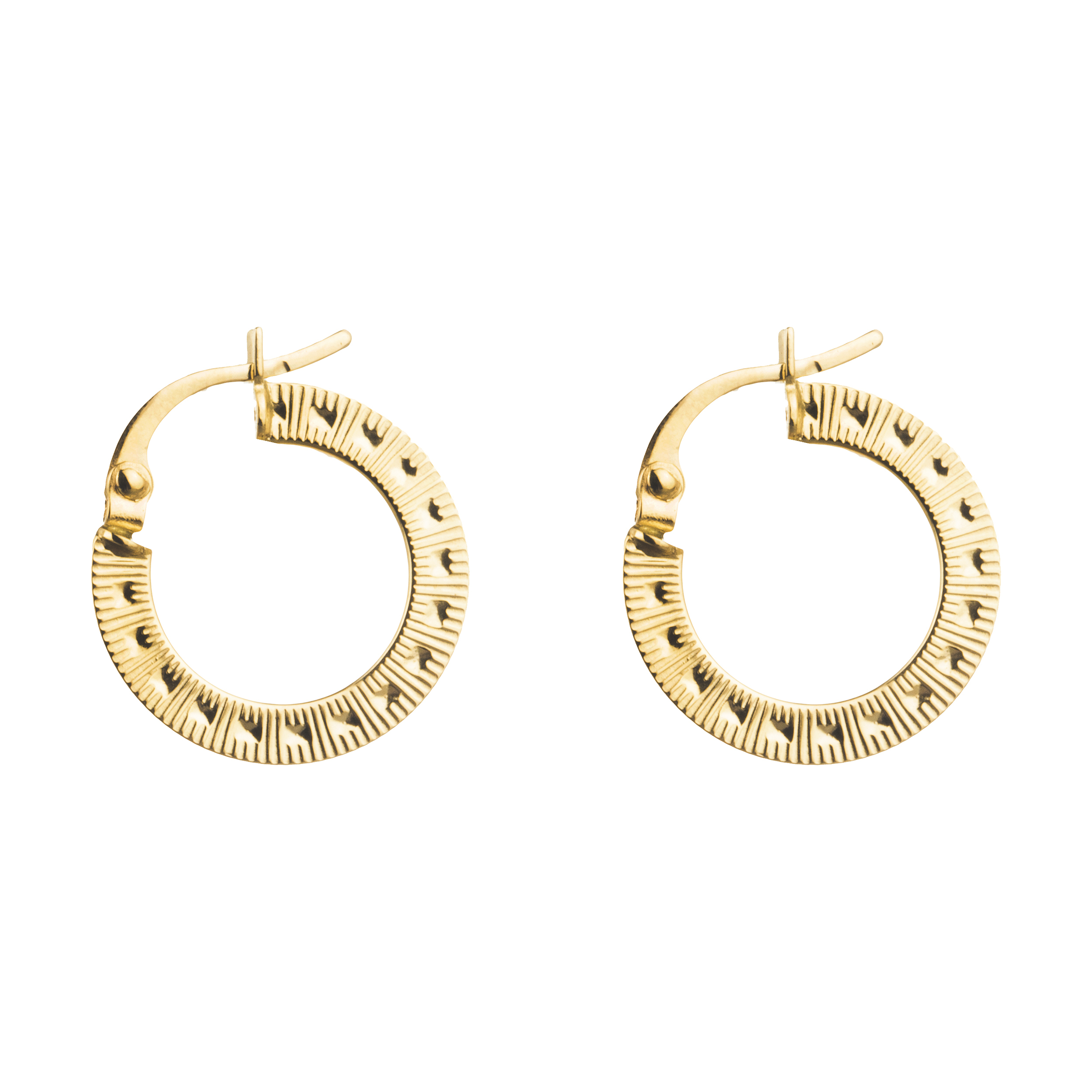 گوشواره طلا 18 عیار زنانه کانیار گالری کد GSH10