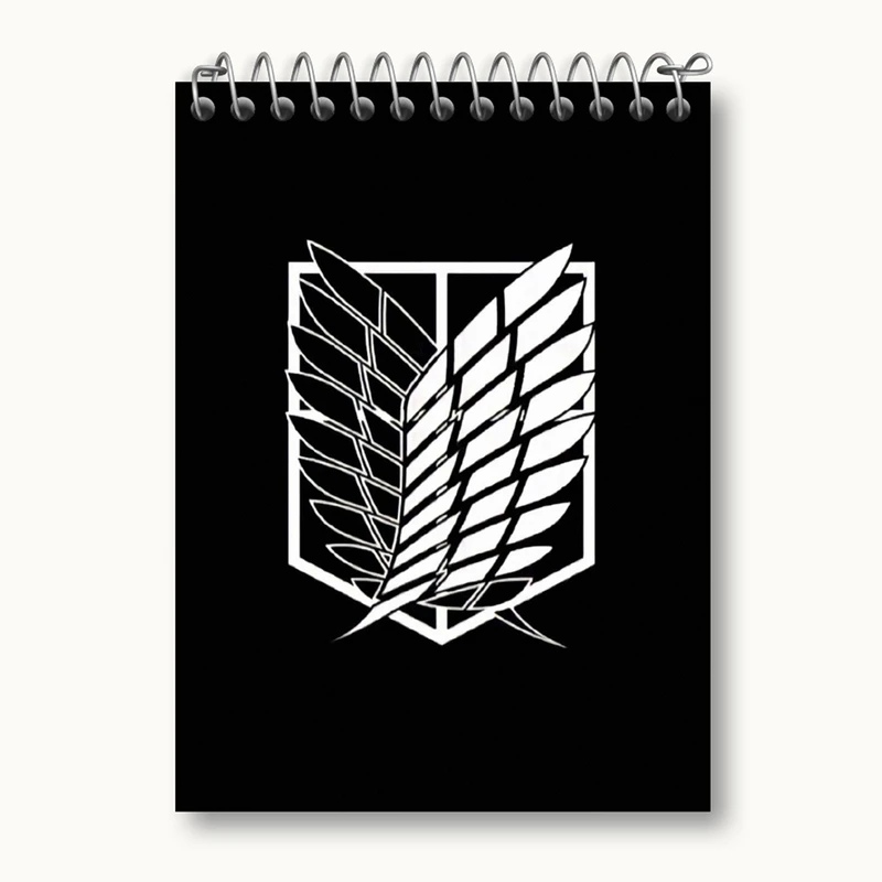 دفتر یادداشت 50 برگ خندالو مدل انیمه اتک آن تایتان Attack on Titan کد 4851