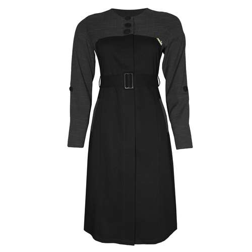 مانتو زنانه مدل یلدا رنگ مشکی