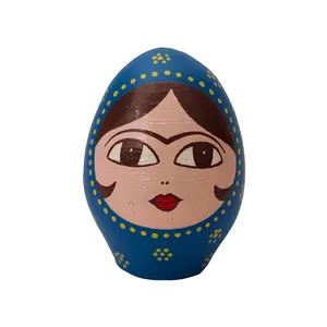تخم مرغ سفالی مدل خاتون کد 02