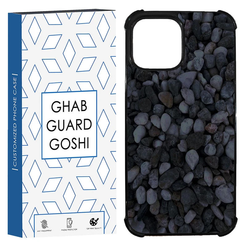 کاور قاب گارد گوشی طرح قلوه سنگ کد TPU-256 مناسب برای گوشی موبایل اپل Iphone 13 / 14