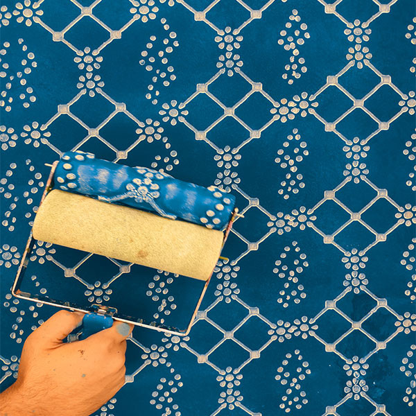 غلتک طرح دار نقاشی مدل EG202C سایز 7 اینچ