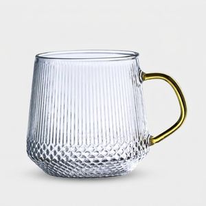 لیوان مدل طرح دار دسته رنگی کد 868