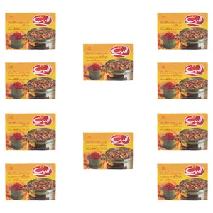 چاشنی خورشت با زعفران الیت - 15 گرم بسته 10 عددی