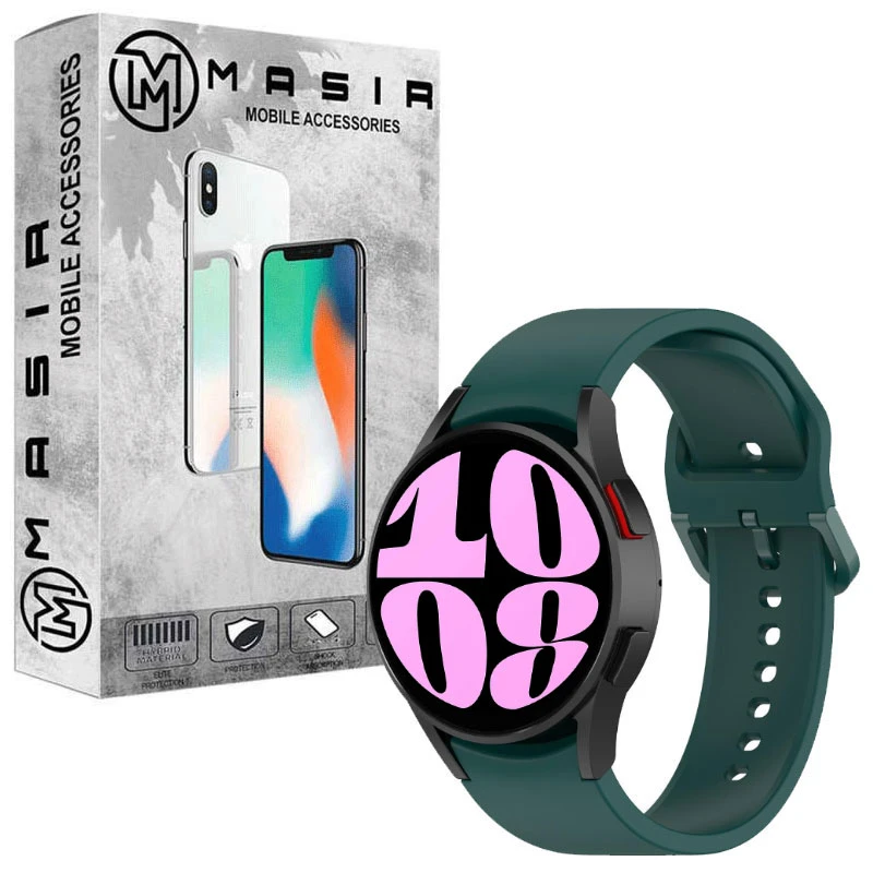 بند مسیر مدل Silicone Fit مناسب برای ساعت هوشمند سامسونگ Galaxy Watch 6 40mm / watch 6 44mm / Watch 6 Classic 43mm / Watch 6 Classic 47mm