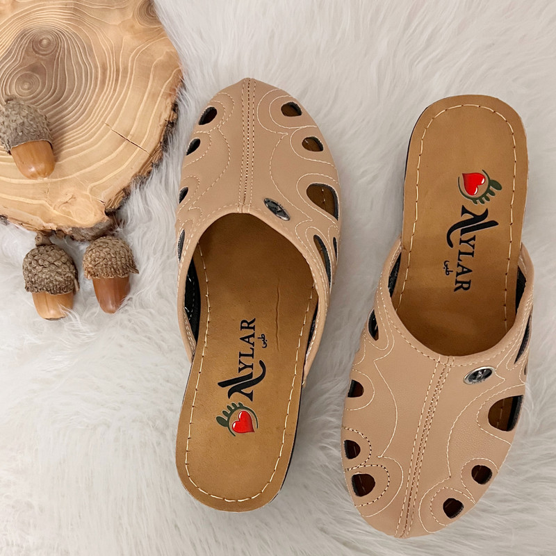 صندل زنانه مدل چشمی جلوبسته کد 235