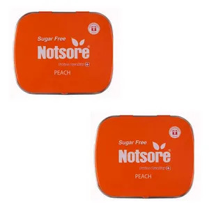 خوشبو کننده دهان بدون قند طعم هلو ناتسور - 15 گرم 2 بسته 50 عددی