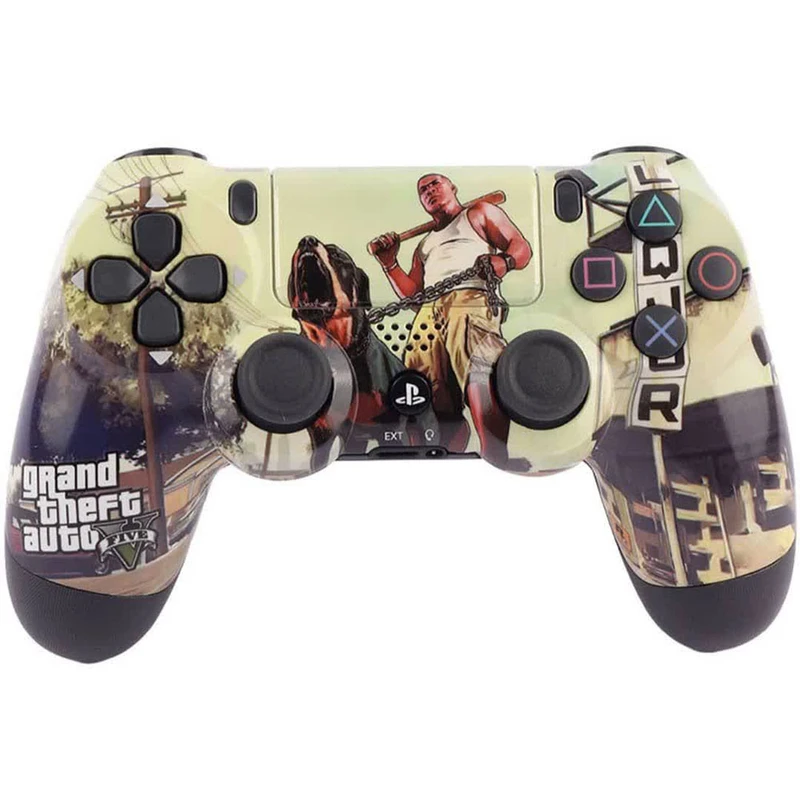 دسته بازی پلی استیشن ۴ مدل DUALSHOK CUSTOM طرح GTA_1