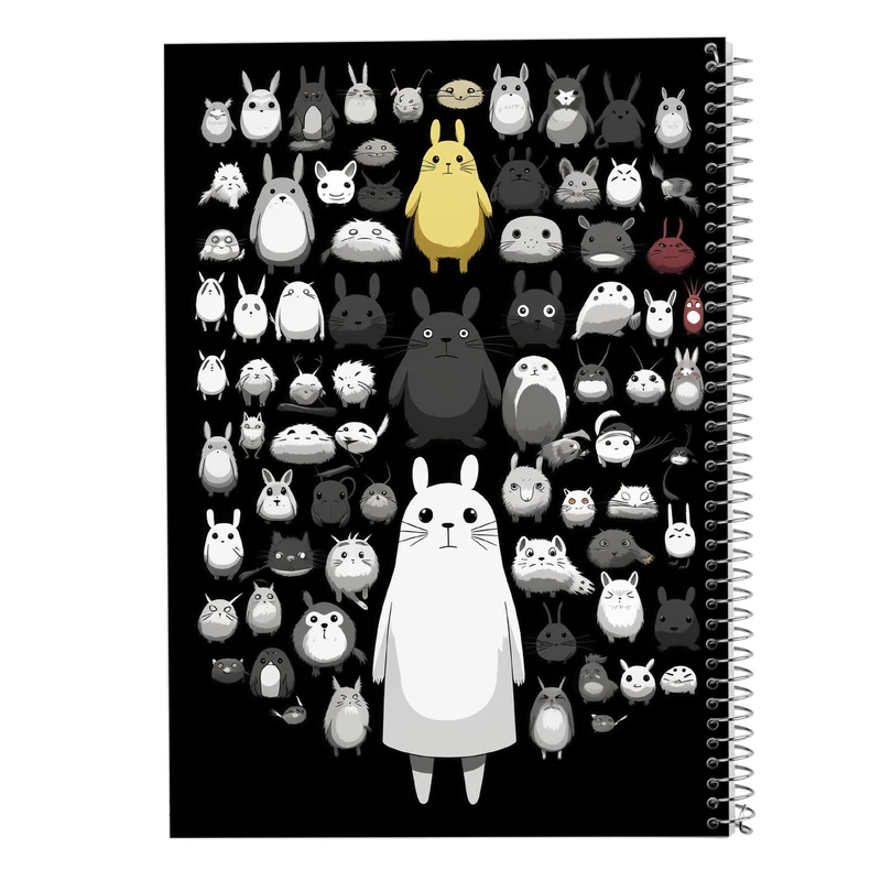 دفتر ژورنال نویسی 50 برگ مدوپد مدل نقطه ای طرح Ghibli کد DF2371