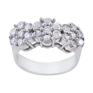   انگشتر نقره زنانه بازرگانی میلادی کد AWR-363