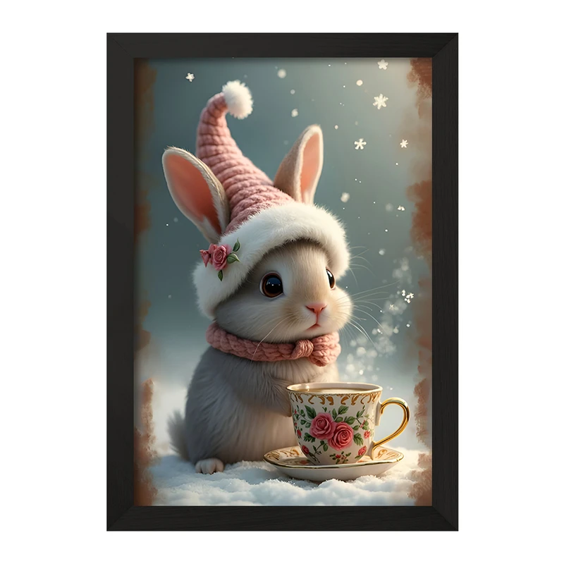 تابلو خندالو مدل خرگوش بامزه کد F9488