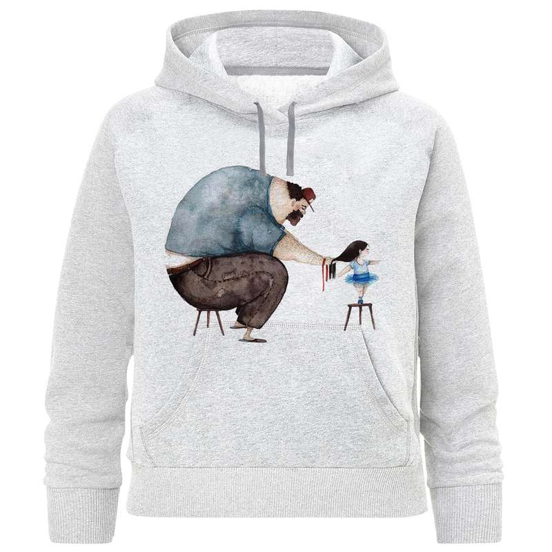 هودی دخترانه مدل پدر و دختر F896