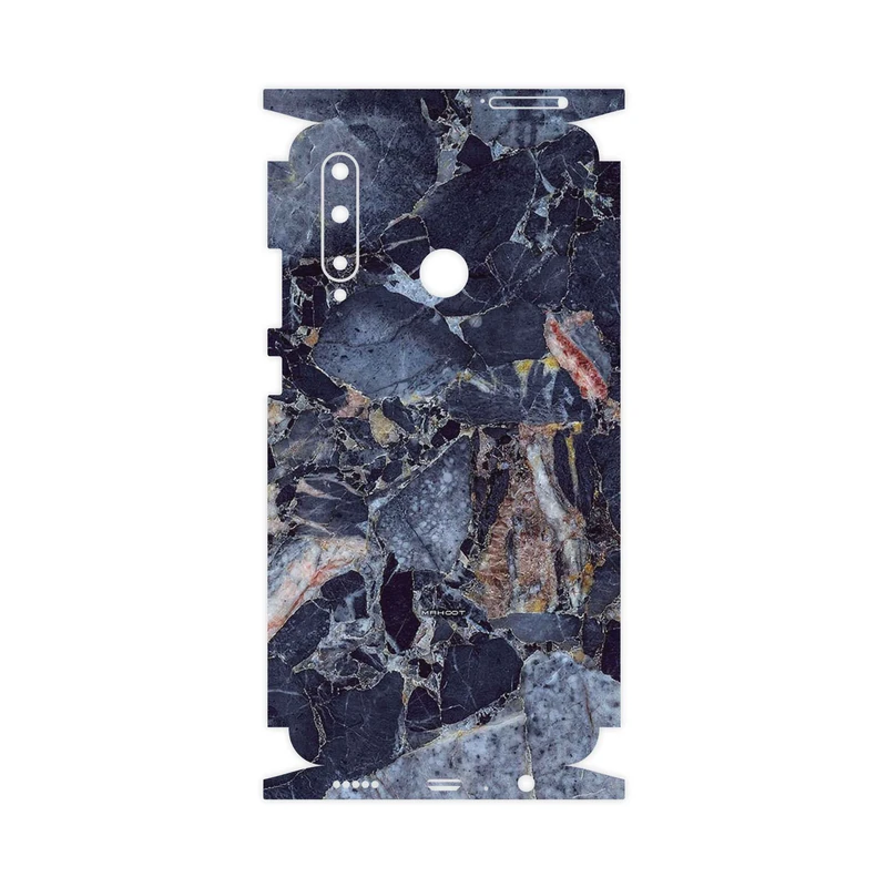 برچسب پوششی ماهوت مدل Broken black marble-FullSkin مناسب برای گوشی موبایل آنر 20 Lite