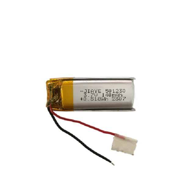 باتری لیتیومی مدل 501230 ظرفیت 140 میلی آمپر ساعت