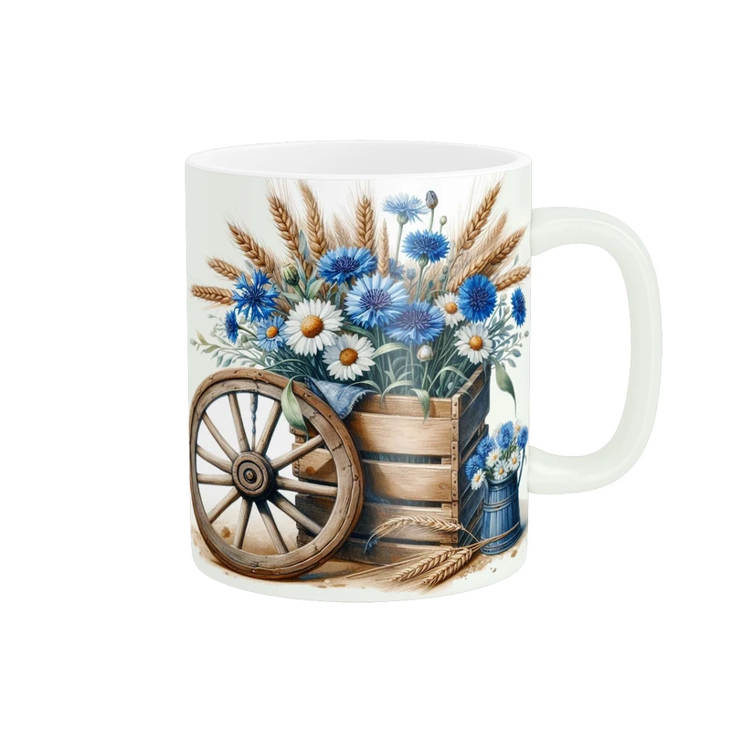 ماگ پاد آفرین طرح گل کد 556