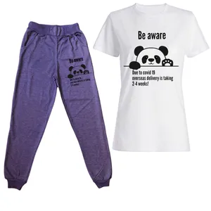 ست تی شرت و شلوار زنانه مدل 354