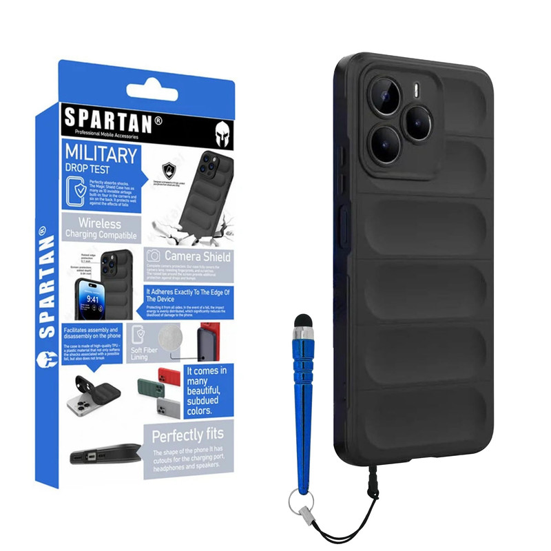 کاور اسپارتان مدل Flex Armor+ Pen مناسب برای گوشی موبایل شیائومی Redmi Note 14 5G به همراه قلم