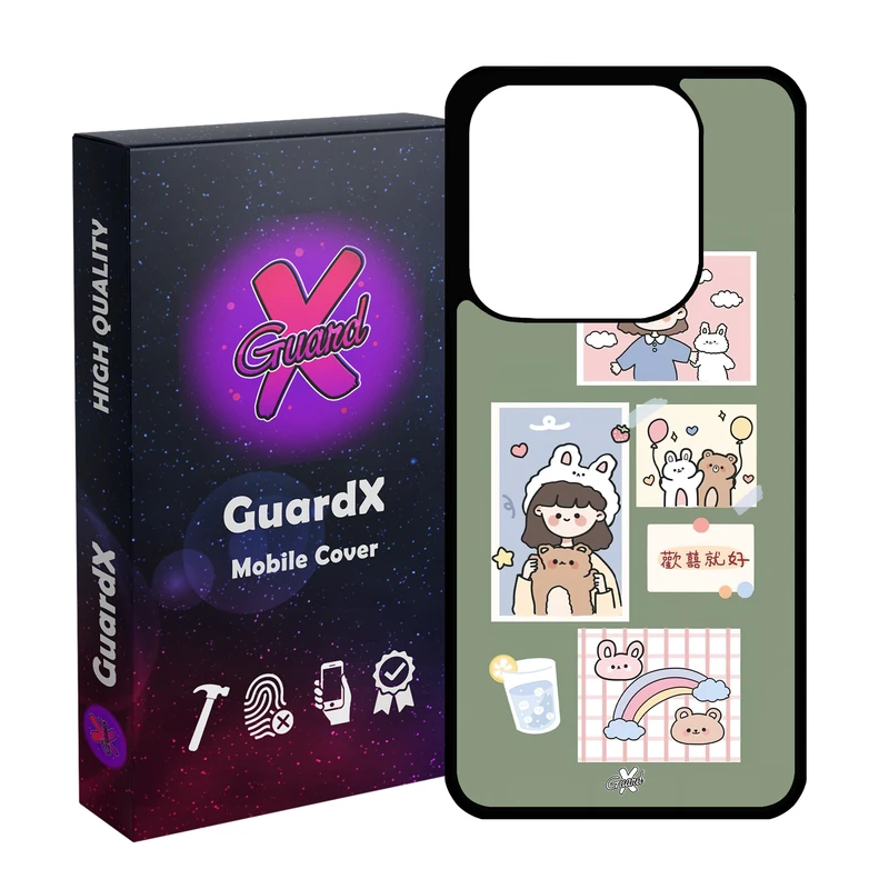 کاور گارد ایکس طرح Girl مدل 10514 مناسب برای گوشی موبایل شیائومی Redmi Note 14 4G