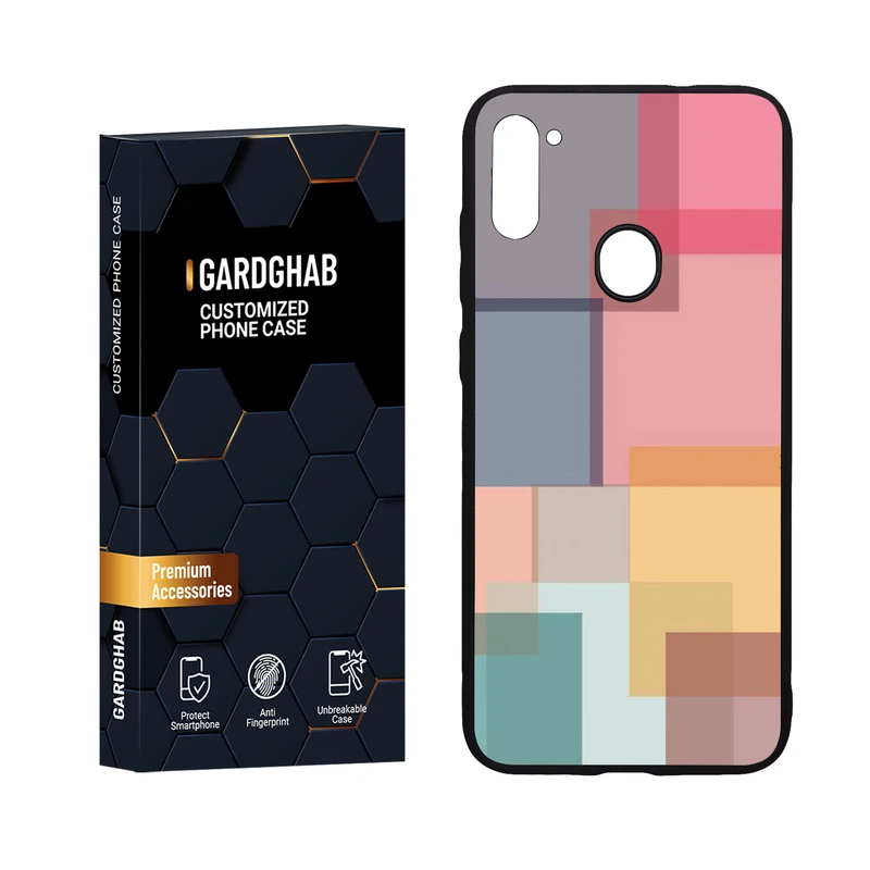  کاور گارد قاب مدل پشت گلس ساده مناسب برای گوشی موبایل سامسونگ Galaxy A11 / M11