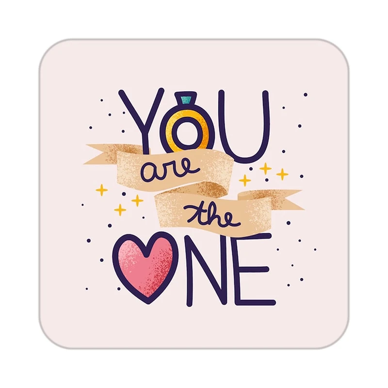 زیر لیوانی کاکتی طرح عاشقانه مدل mp39195