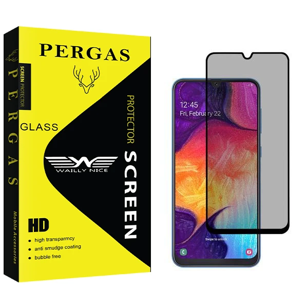 محافظ صفحه نمایش حریم شخصی وایلی نایس مدل Pergas مناسب برای گوشی موبایل سامسونگ Galaxy A50