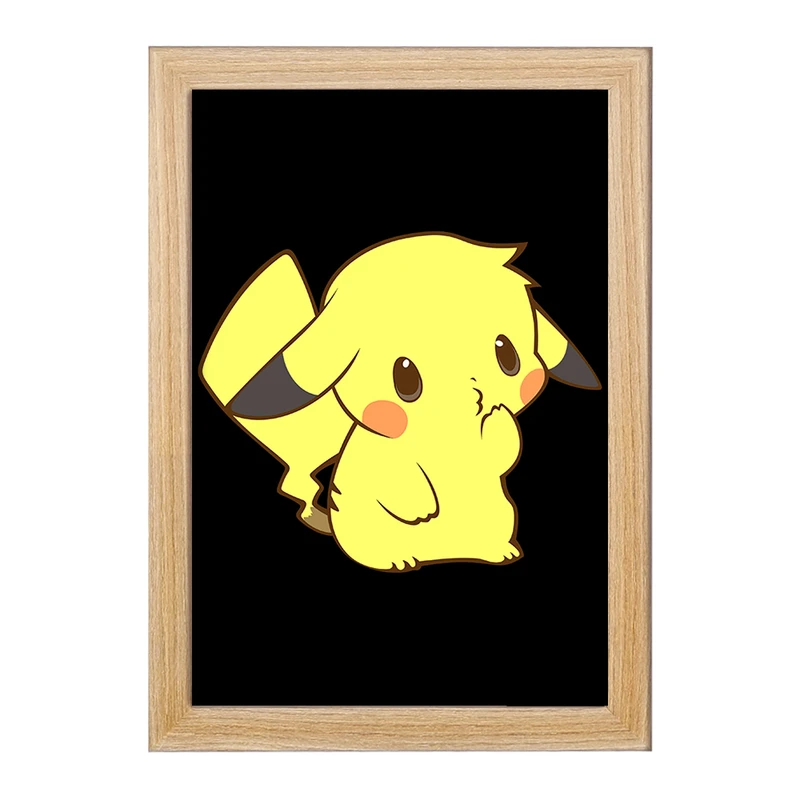 تابلو خندالو مدل پیکاچو انیمه پوکمون  کد 17372