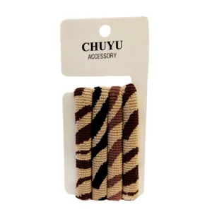 کش مو زنانه مدل حوله ای sh0345 بسته 4 عددی