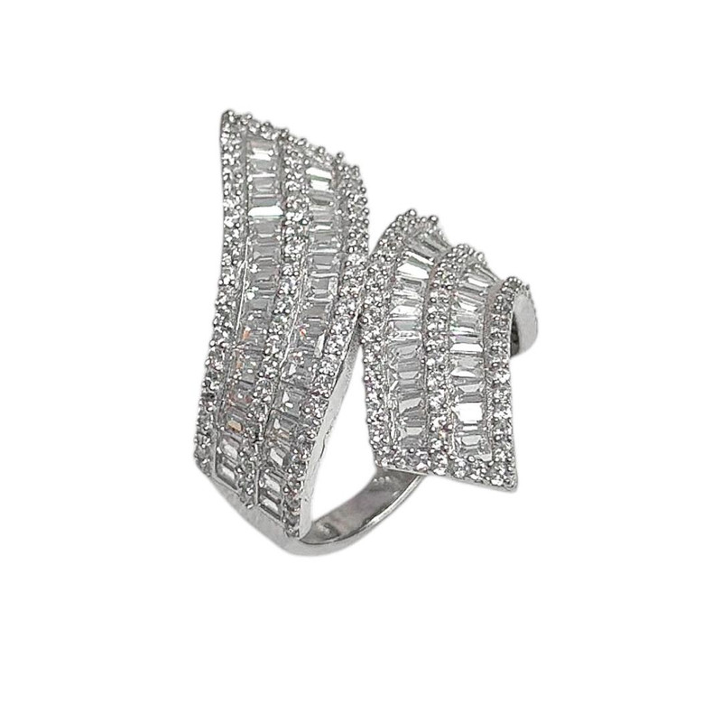 انگشتر نقره زنانه مدل ژوپیتر