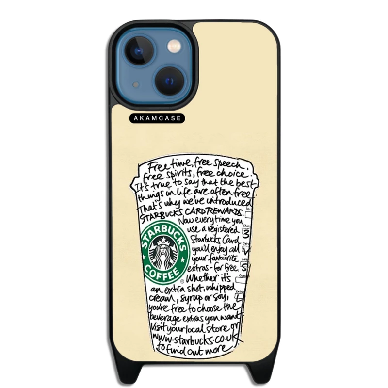 کاور آکام مدل AMCWLA15-STARBUCKS14 مناسب برای گوشی موبایل اپل iPhone 15  