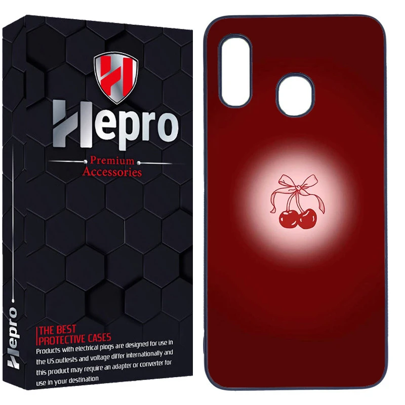 کاور هپرو طرح گیلاسی کد Dimo-857 مناسب برای گوشی موبایل سامسونگ Galaxy A20/A30