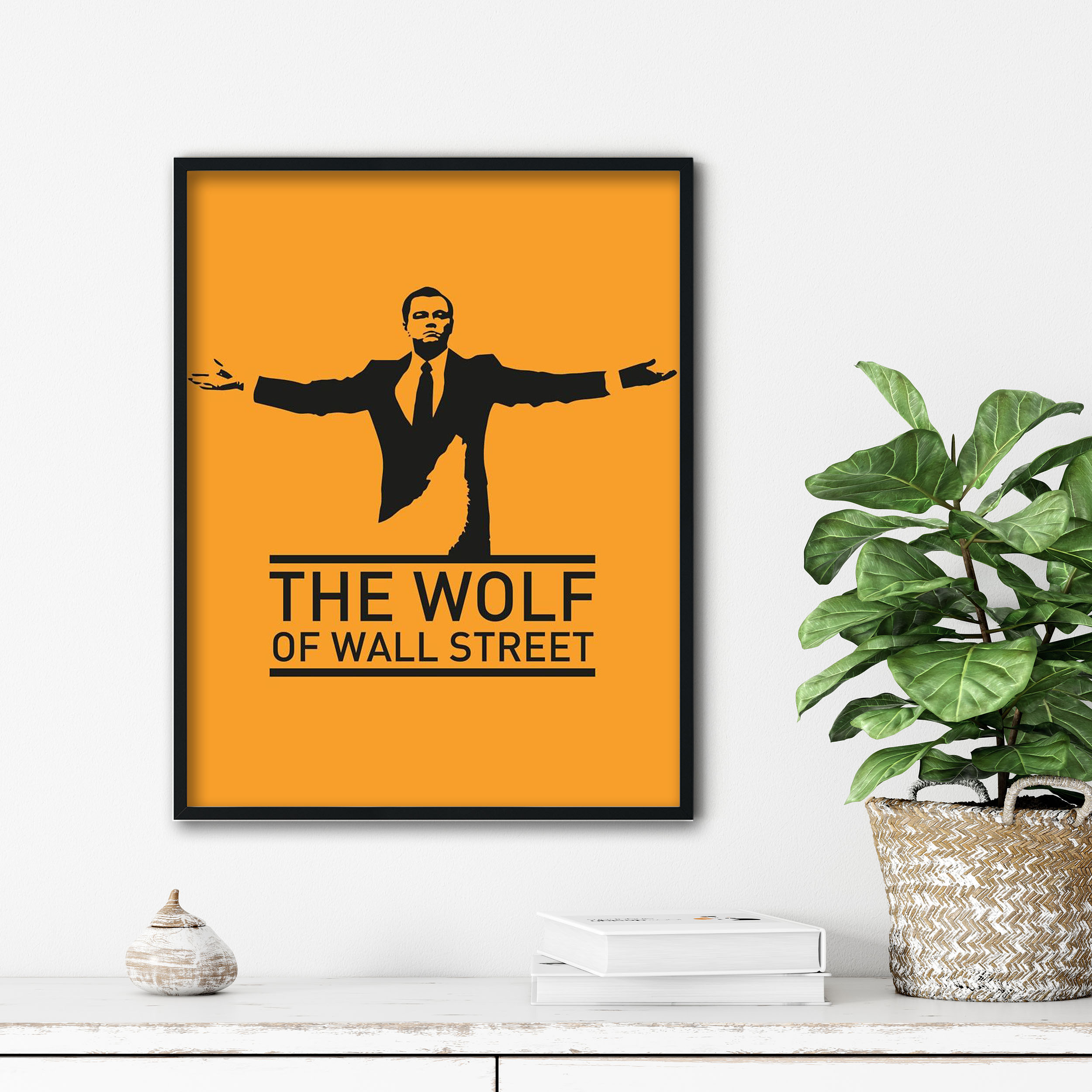 تابلو آتریسا طرح پوستر فیلم the wolf مدل ATm176
