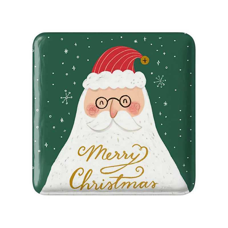 مگنت خندالو طرح کریسمس Christmas مدل مربعی کد 22154