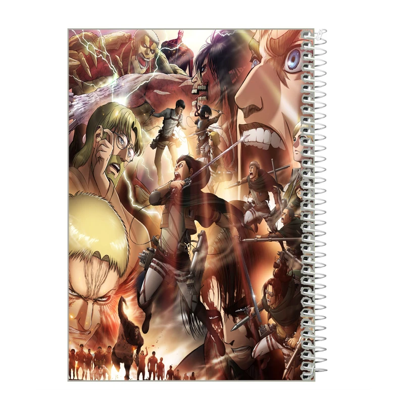 دفترچه یادداشت 40برگ طرح انیمه Attack on Titan حمله به تایتان it12