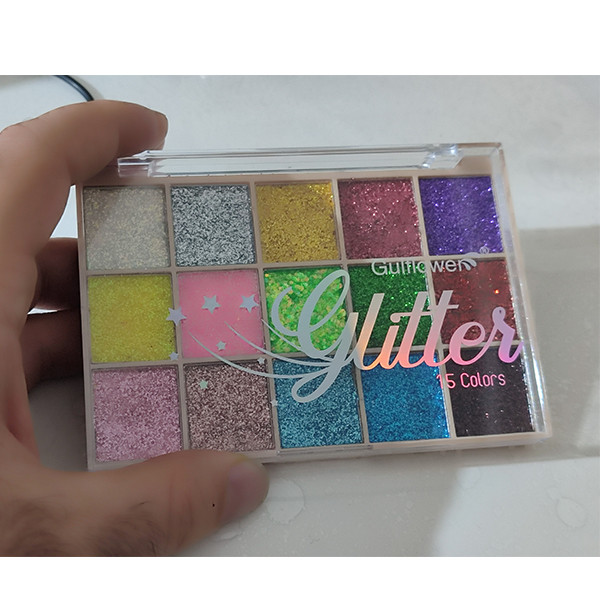 پالت سایه چشم گل فلاور مدل گلیتر