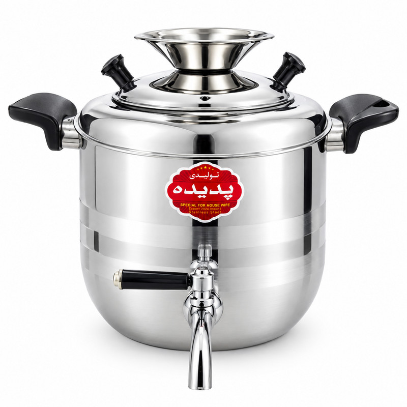 کتری پدیده مدل استیل شیر دار گنجایش 5 لیتر