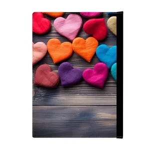 کلاسور پاد آفرین مدل قلبهای رنگی کد 739