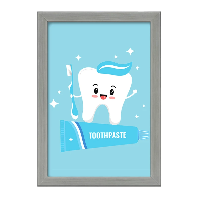 تابلو خندالو طرح دندان و دندان پزشکی کودکانه کد 36735