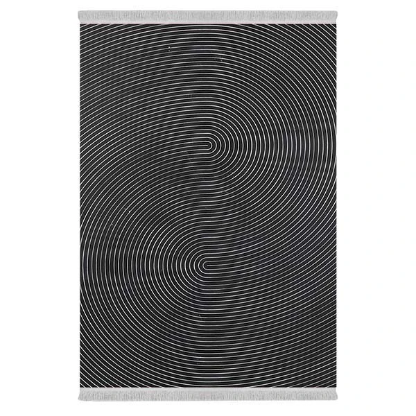 فرش پارچه‌ای دفه مدل فرشینه طرح مدرن کد 764