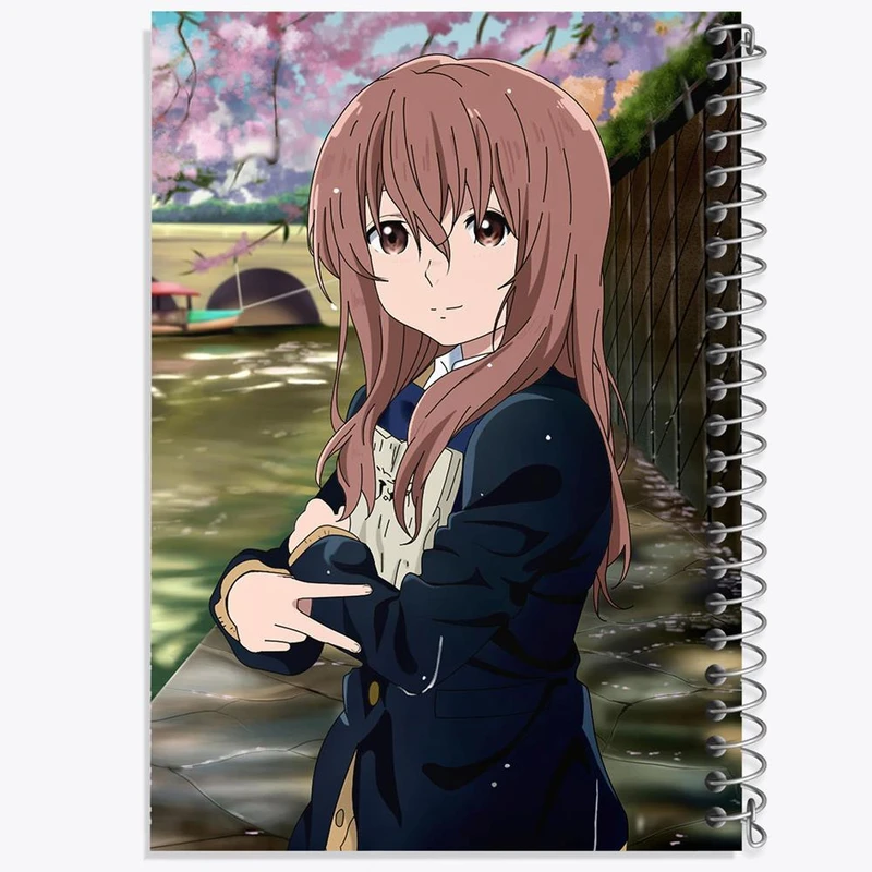 دفتر شطرنجی 50 برگ خندالو طرح شوکو نیشیمیا انیمه سایلنت ویس A Silent Voice کد 15805