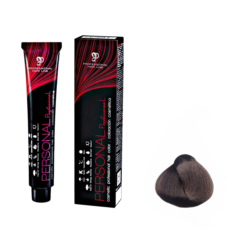 رنگ مو پرسونال پی ال شماره 6.1 حجم 100 میلی لیتر رنگ بلوند خاکستری تیره