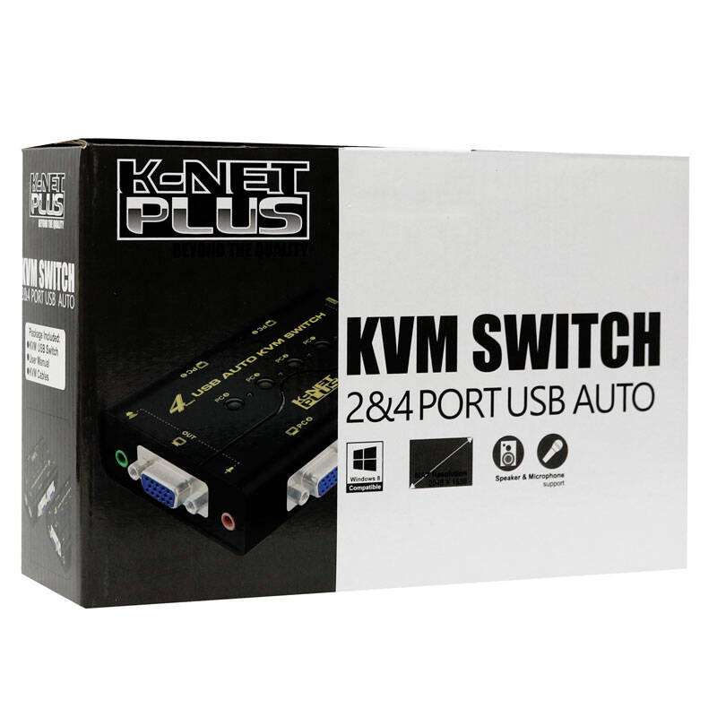 سوییچ 2 پورت KVM کی نت پلاس مدل KP-U622 3