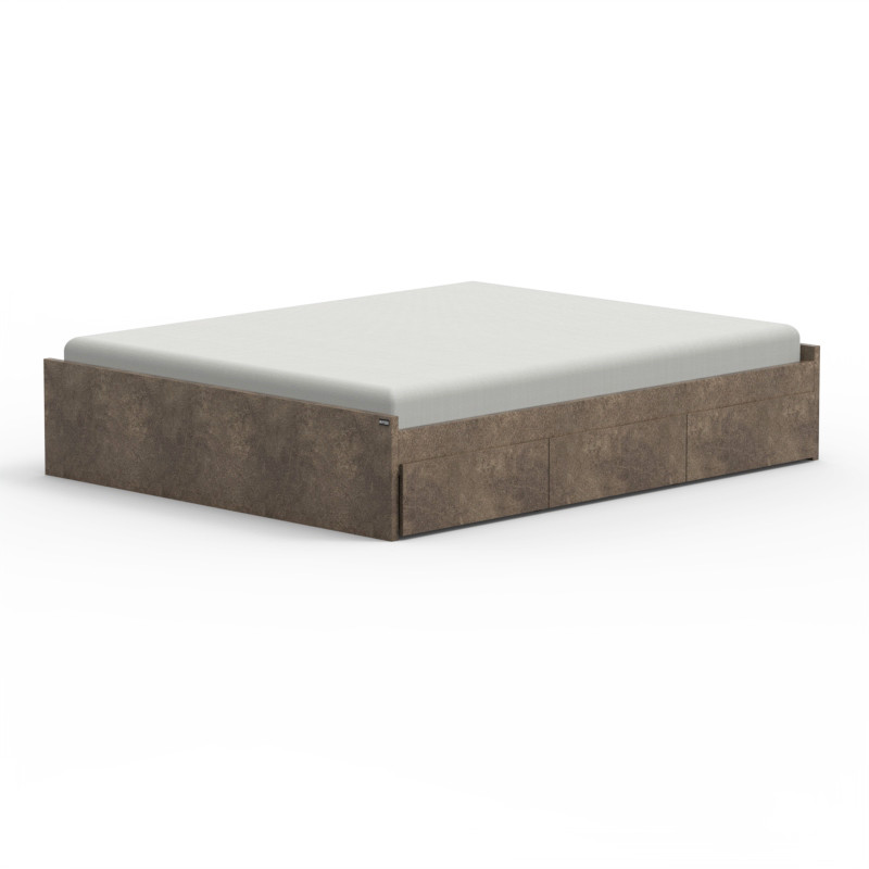 تخت خواب دونفره اسمردیس مدل R115 - MDF سایز 200*160 سانتی متر