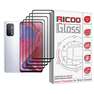 Ricoo Ricoo Glass MIX004 Screen Protector For Oppo A74 5G Pack Of 4