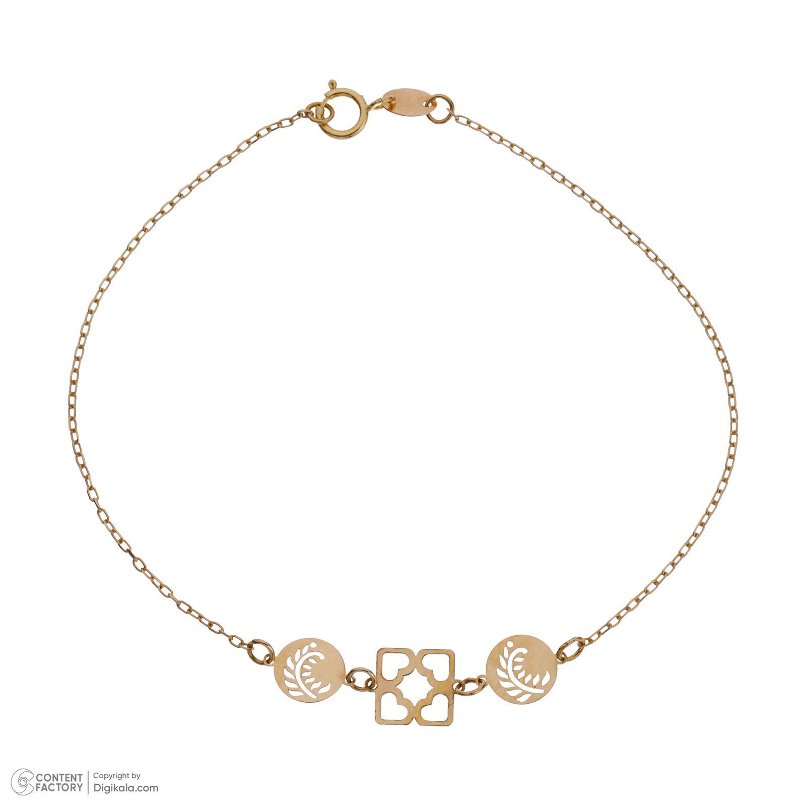 دستبند طلا 18 عیار زنانه مایا ماهک مدل MB1596 -  - 2
