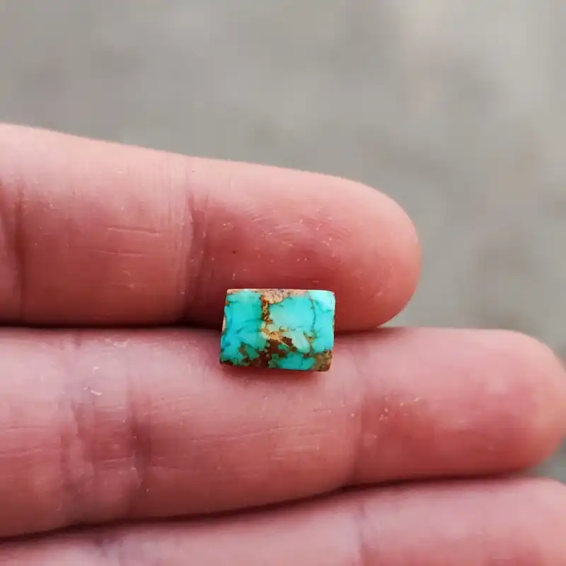 نگین فیروزه مدل اصل نیشابور کد NC-327