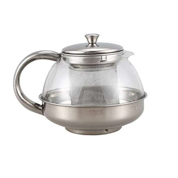 قوری مدل دسته استیل کد 1369n 800mil