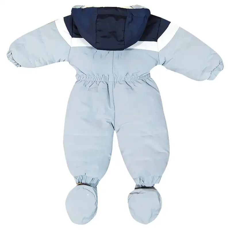 سرهمی نوزادی مدل Horse&Bear رنگ طوسی