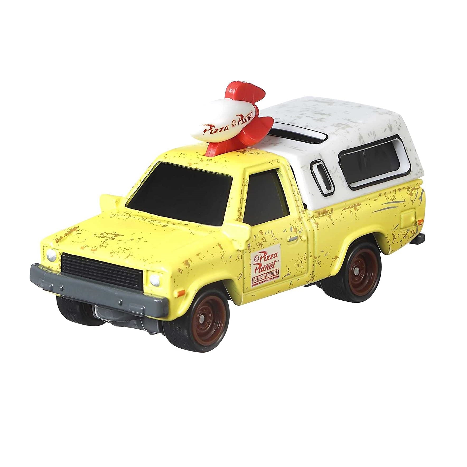 yellow pizza planet truck