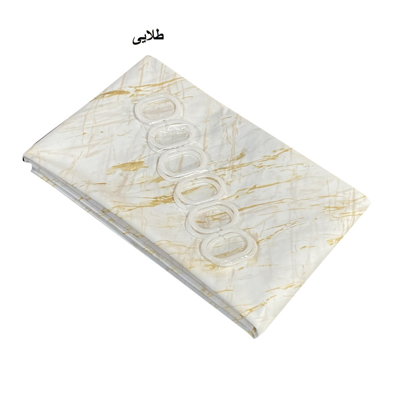 پرده حمام کد PH377 سایز 180x200 سانتی متر