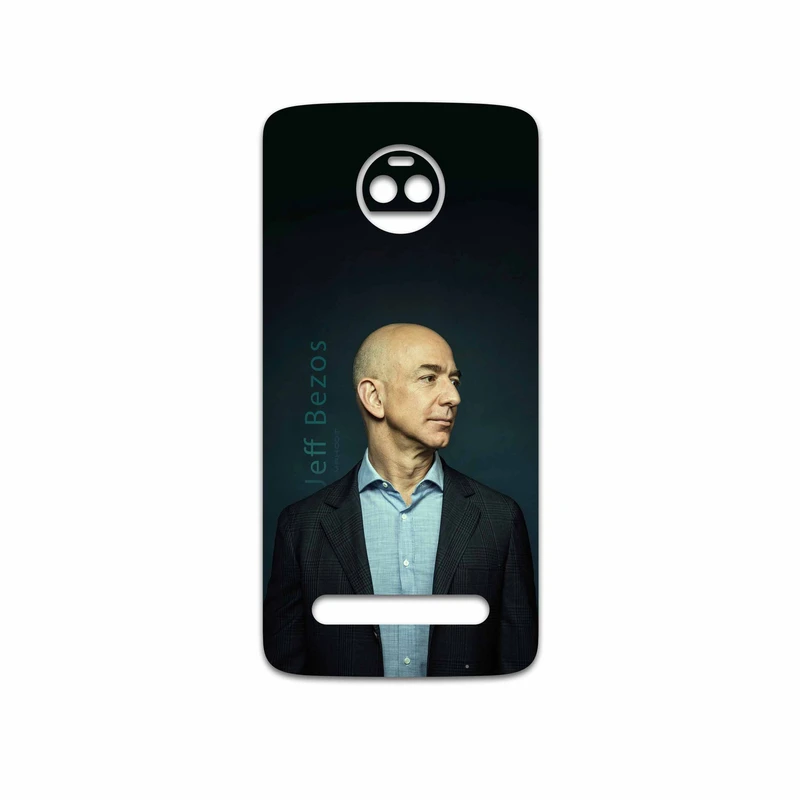 برچسب پوششی ماهوت مدل Jeff Bezos مناسب برای گوشی موبایل موتورولا Moto Z2 Force